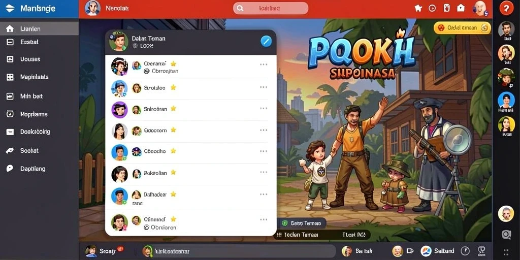 jepang77 - Screenshot karakter unik dalam game JEPANG77.